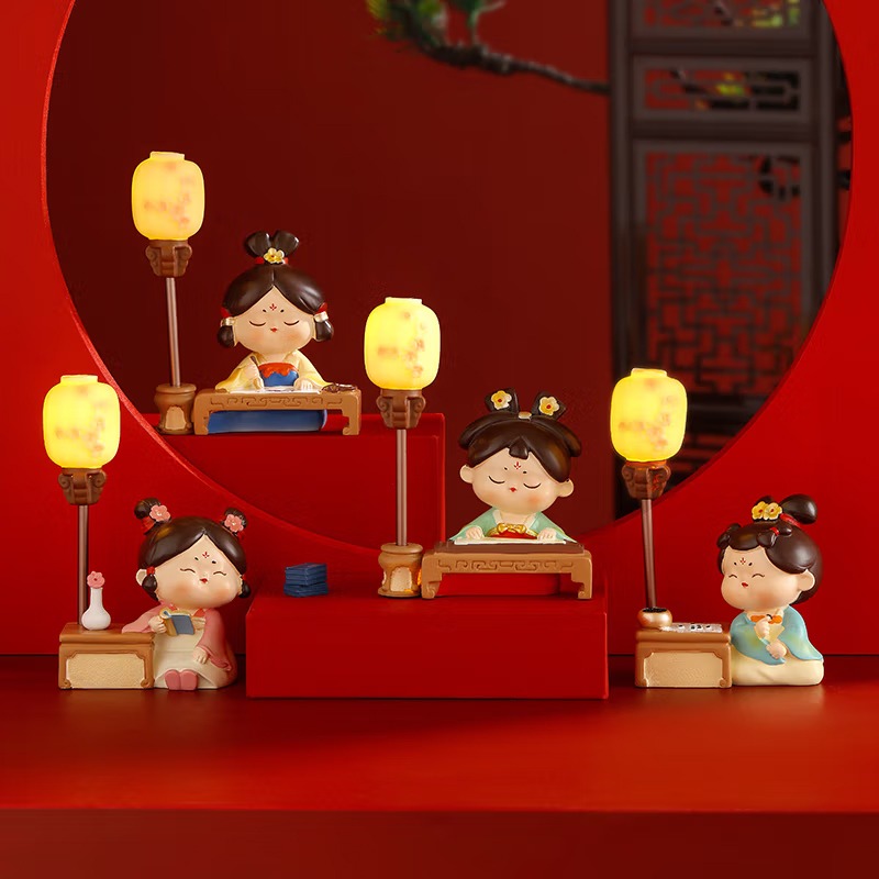 唐仕女琴棋书画系列