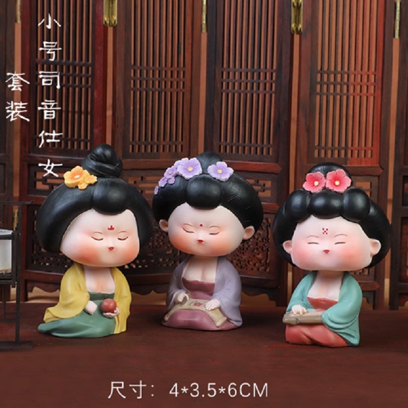 唐仕女摇头坐姿站姿