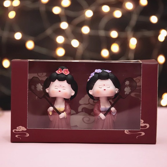 唐仕女摇头坐姿站姿