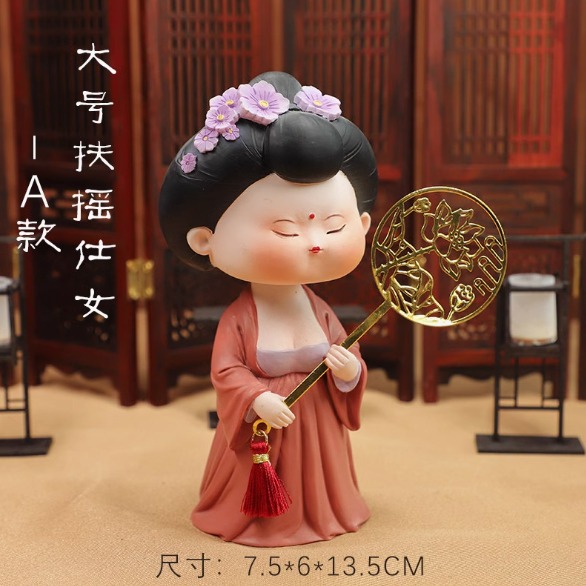 唐仕女摇头坐姿站姿