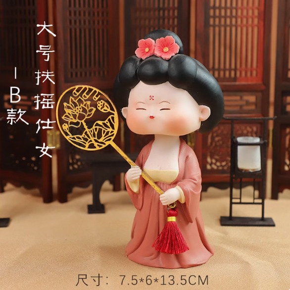 唐仕女摇头坐姿站姿